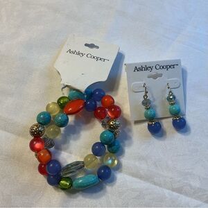 Ashley Cooper Multicolor Beaded Jewelry Set
